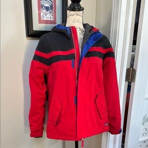 ☔️ Lands' End Squall Performance Jacket Waterproof Youth L 14-16